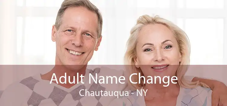 Adult Name Change Chautauqua - NY