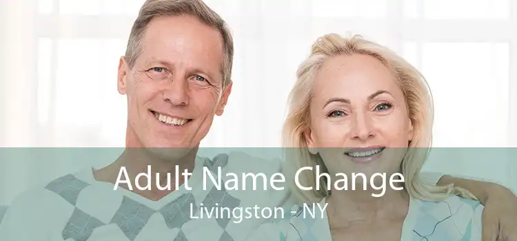 Adult Name Change Livingston - NY