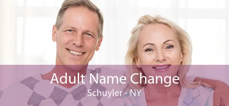 Adult Name Change Schuyler - NY