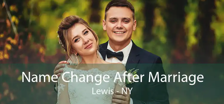 Name Change After Marriage Lewis - NY