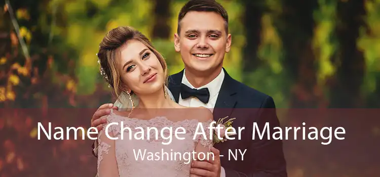 Name Change After Marriage Washington - NY