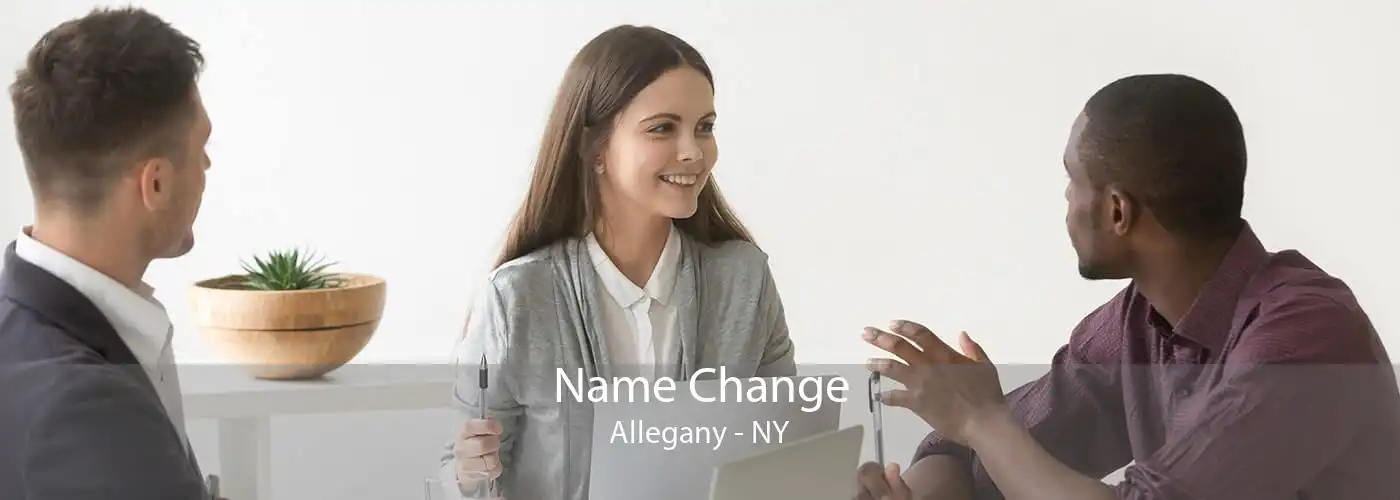 Name Change Allegany - NY