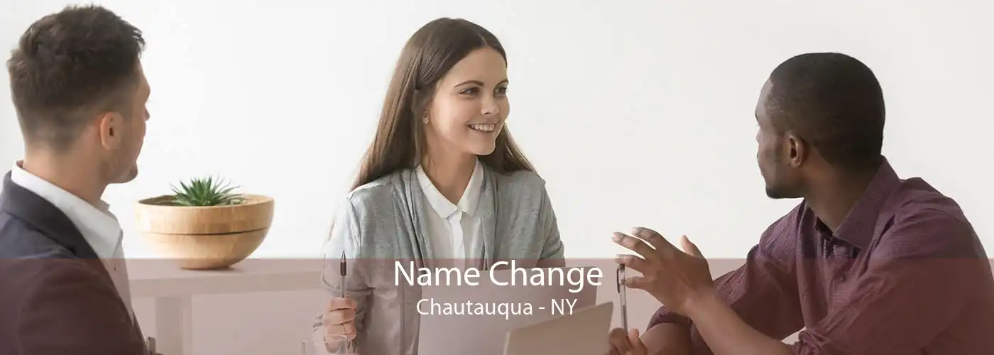 Name Change Chautauqua - NY