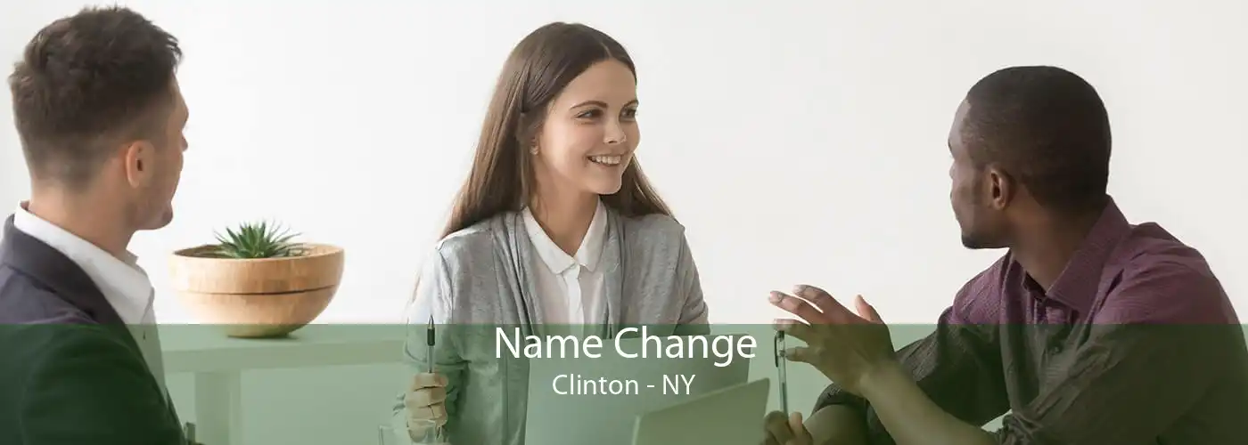 Name Change Clinton - NY
