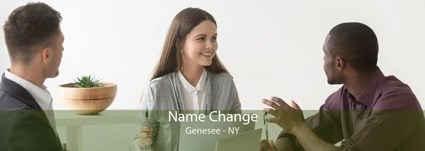 Name Change Genesee - NY