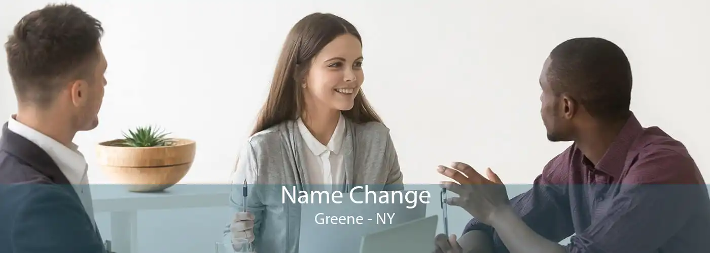 Name Change Greene - NY