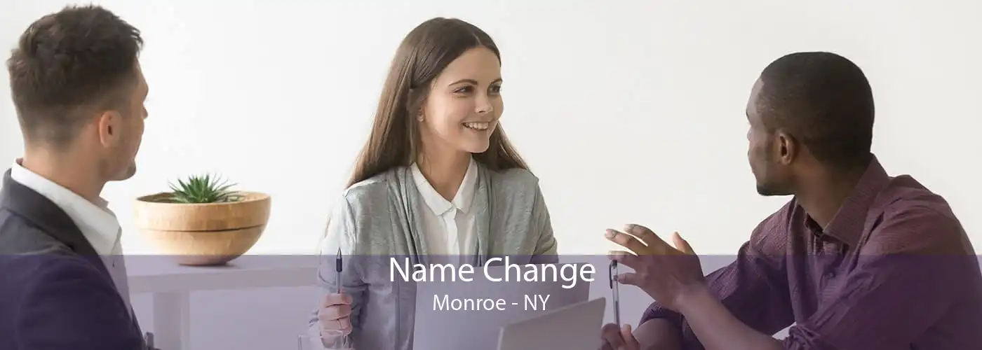 Name Change Monroe - NY