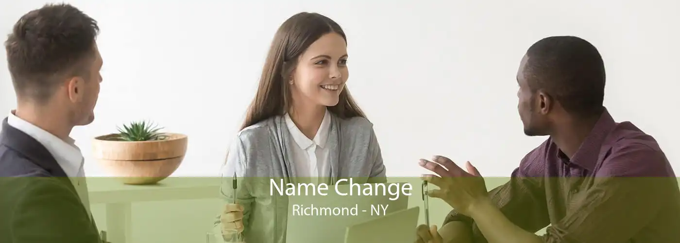 Name Change Richmond - NY