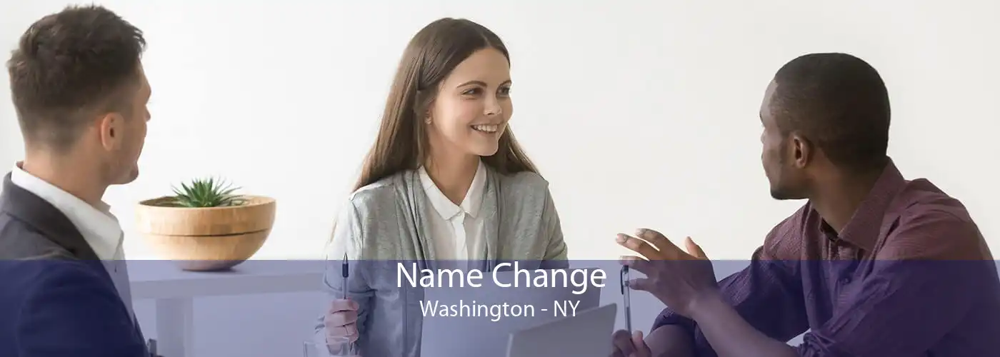 Name Change Washington - NY